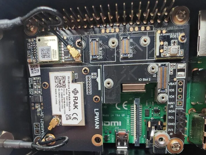 BME680 instalado en la WisMesh Station