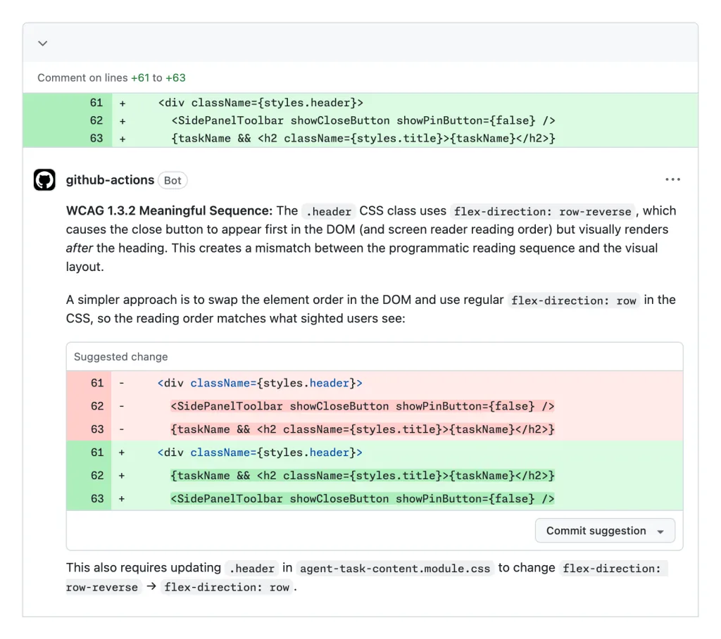 GitHub pilotea un agente de accesibilidad con 68% de resolución