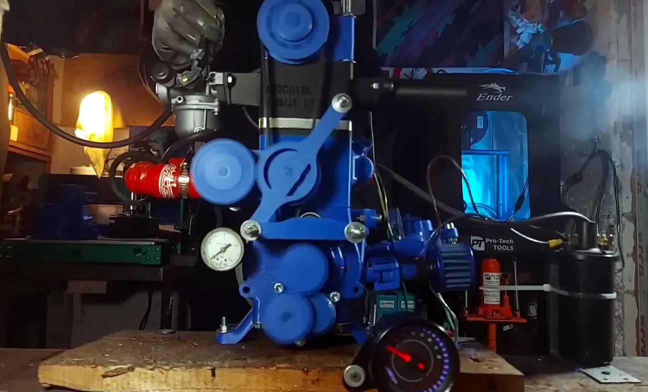 El motor de combustión impreso en 3D que no debería existir, y funciona