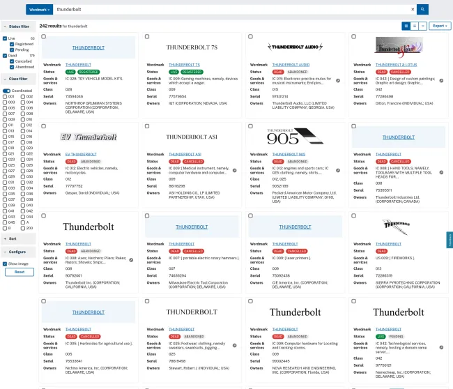 Opciones de configuración de Thunderbolt