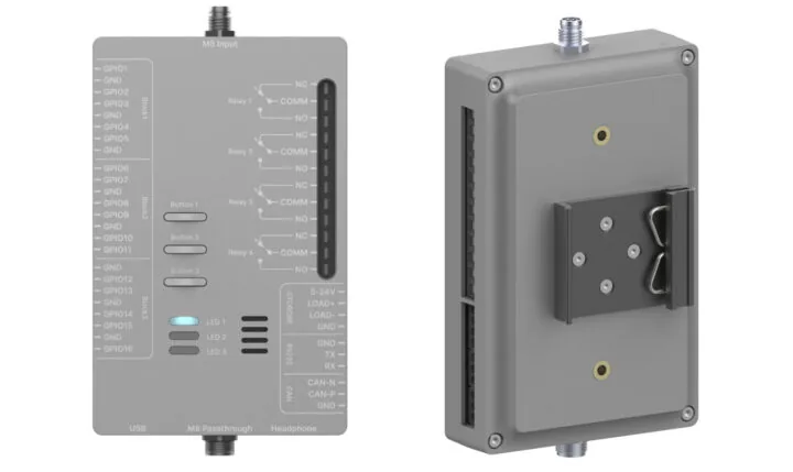 M8 Controller Box vista frontal y posterior
