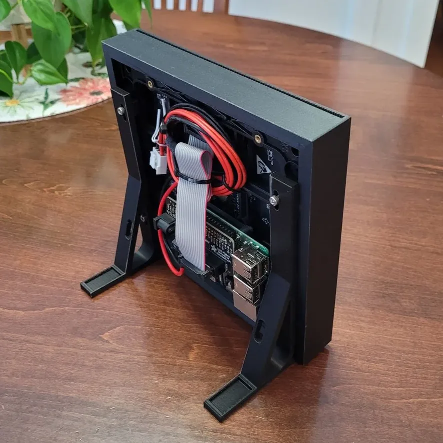 Gabinete impreso en 3D para matriz LED 64x64 con acabado profesional