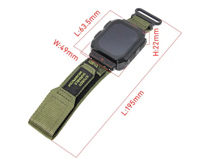 Dimensiones del T-Watch Ultra