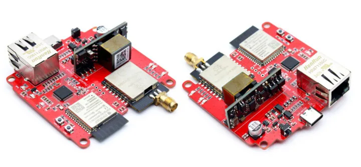 PCB interna del MaUWB for Home Assistant