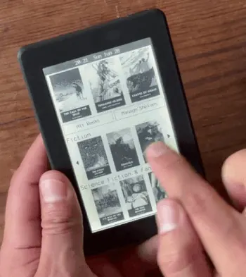 Animación del Open Book Touch