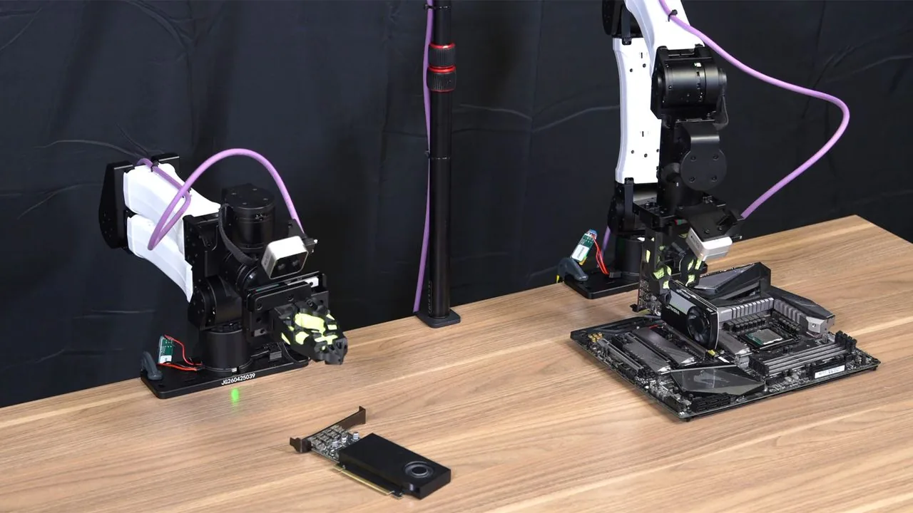 NVIDIA ENPIRE: robots aprenden solos a instalar GPUs