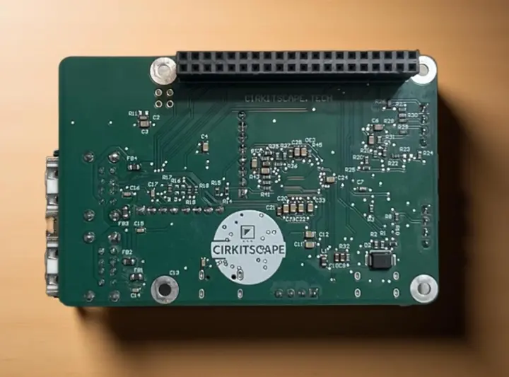 CirkitScape Top HAT sobre Raspberry Pi