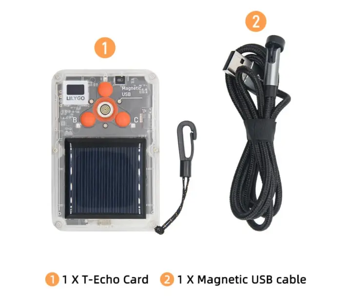 Kit de desarrollo LoRa solar con cable USB magnético