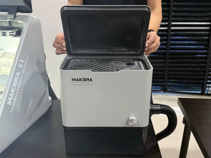 Compartimento de filtros del Makera Cyclone Dust Collector Lite