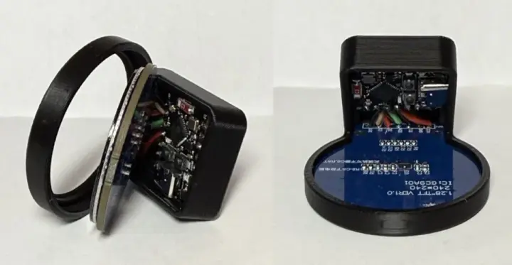 Diseño interno del ESP32 Plane Radar