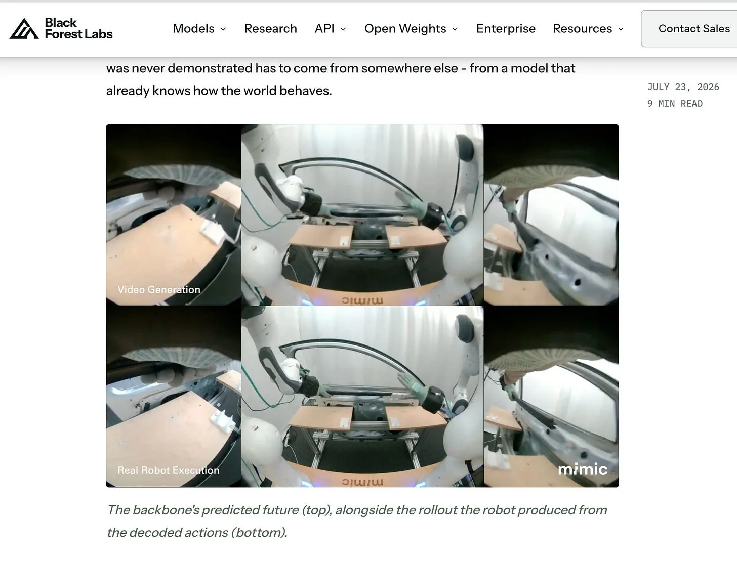 Representación visual de la integración de FLUX 3 en entornos de robótica industrial