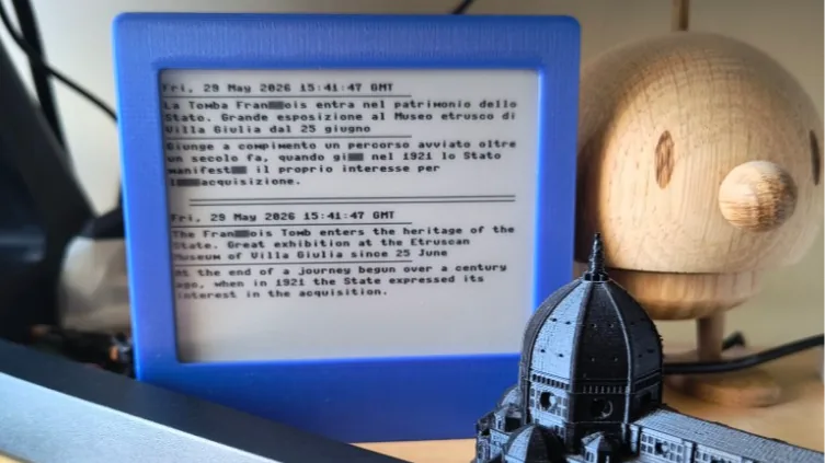 LanguageLearner: feed bilingüe de noticias con Pico W y e-paper