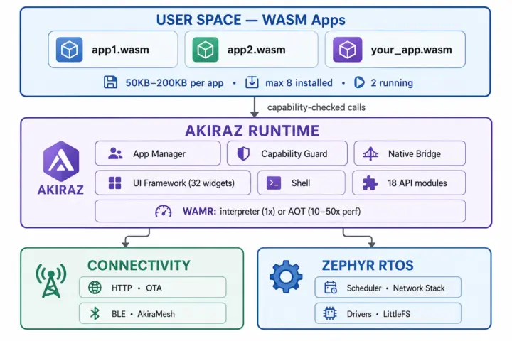 AkiraOS: contenedores tipo Docker para microcontroladores