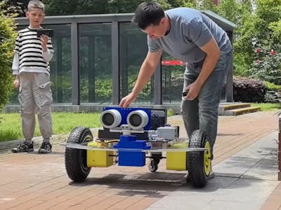 Tortoise Bot: un turtle robot 7:1 con un Arduino UNO gigante