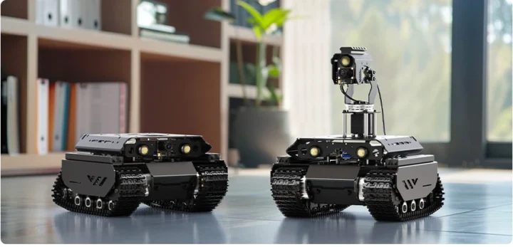 UGV Beast sin y con cámara PT