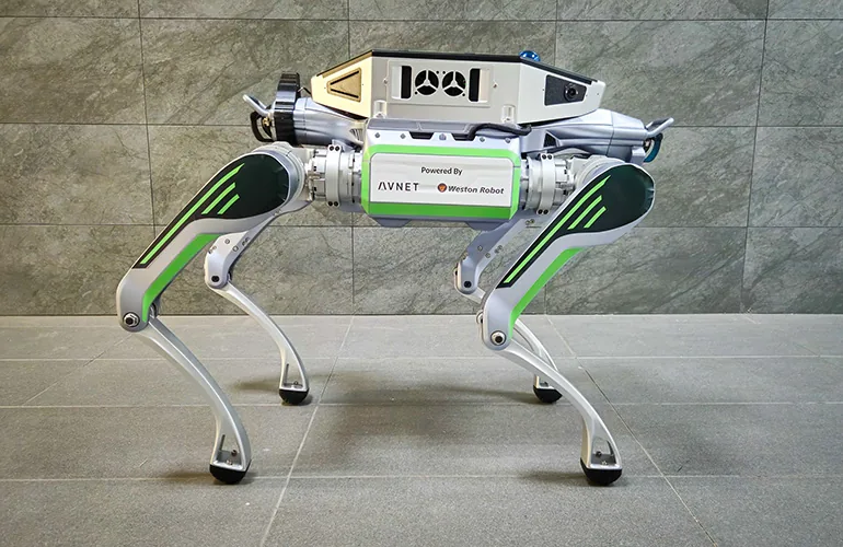 Robots cuadrúpedos con IA: la nueva alianza de Avnet y Weston
