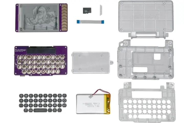 Kit del PocketMage listo para ensamblar