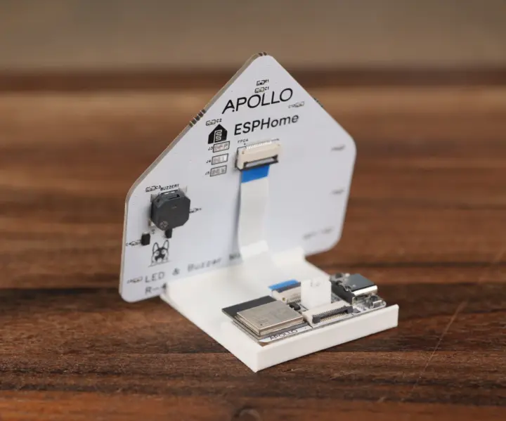 Placa ESPHome C6 conectada al módulo de notificación Casita