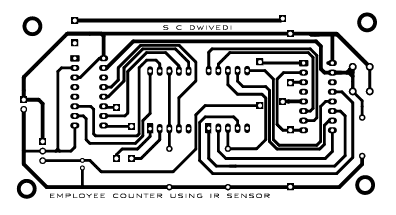 Diseño de PCB para el contador de personas