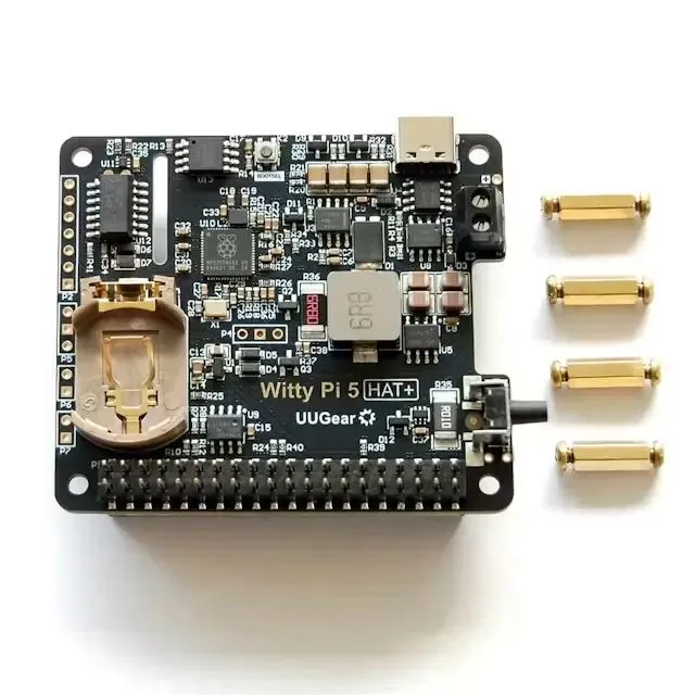 Witty Pi 5 HAT+ con microcontrolador RP2350