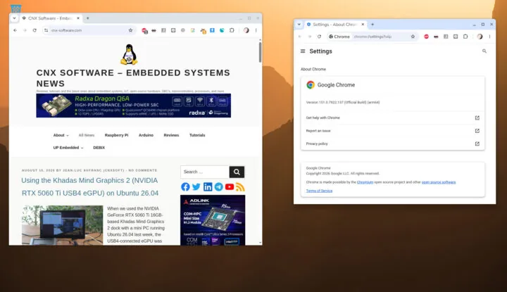 Google Chrome ya corre en Arm Linux y lo probaron en Raspberry Pi 5