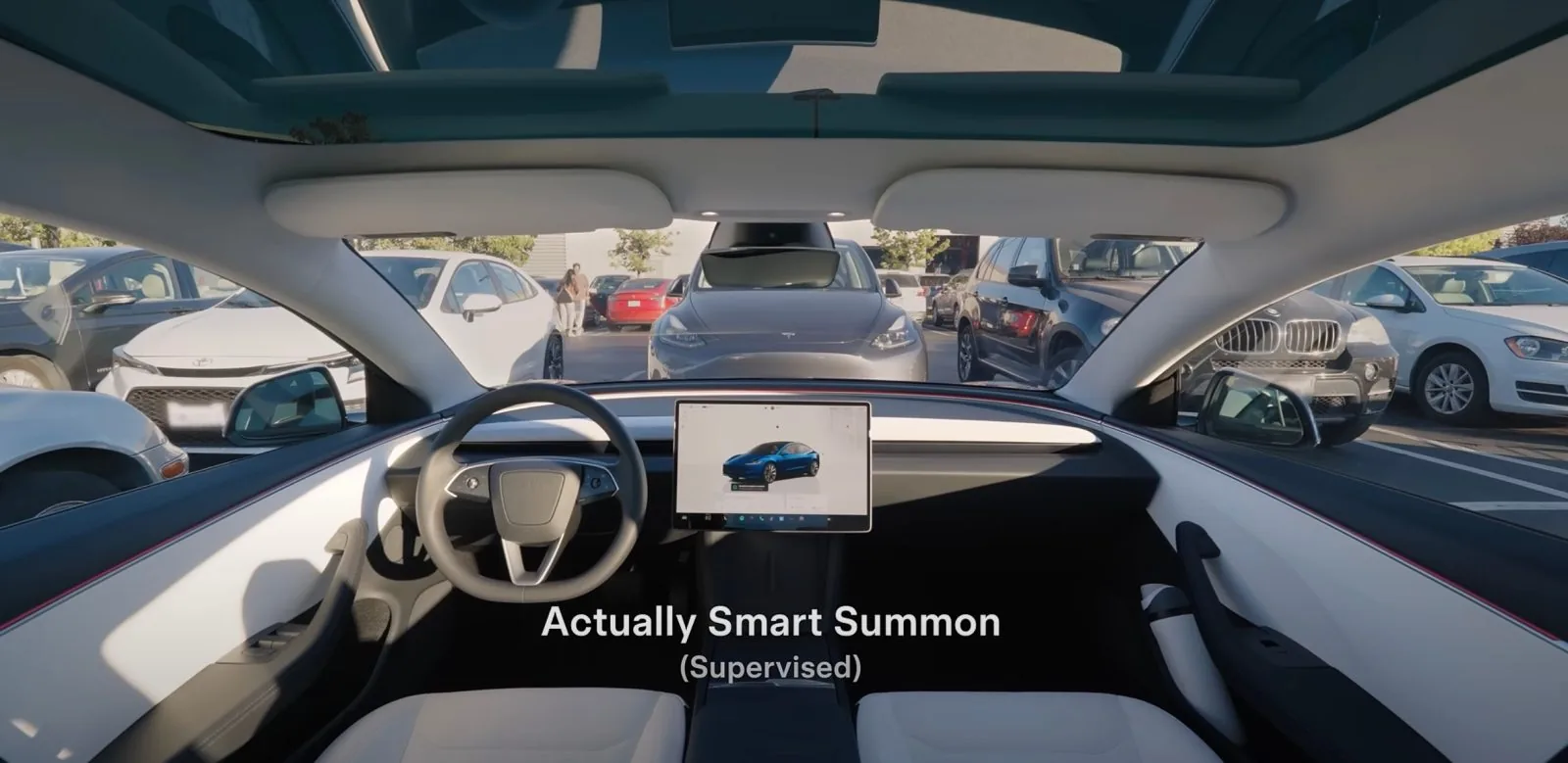 Tesla acelera 33% el Smart Summon en FSD V14.3.3