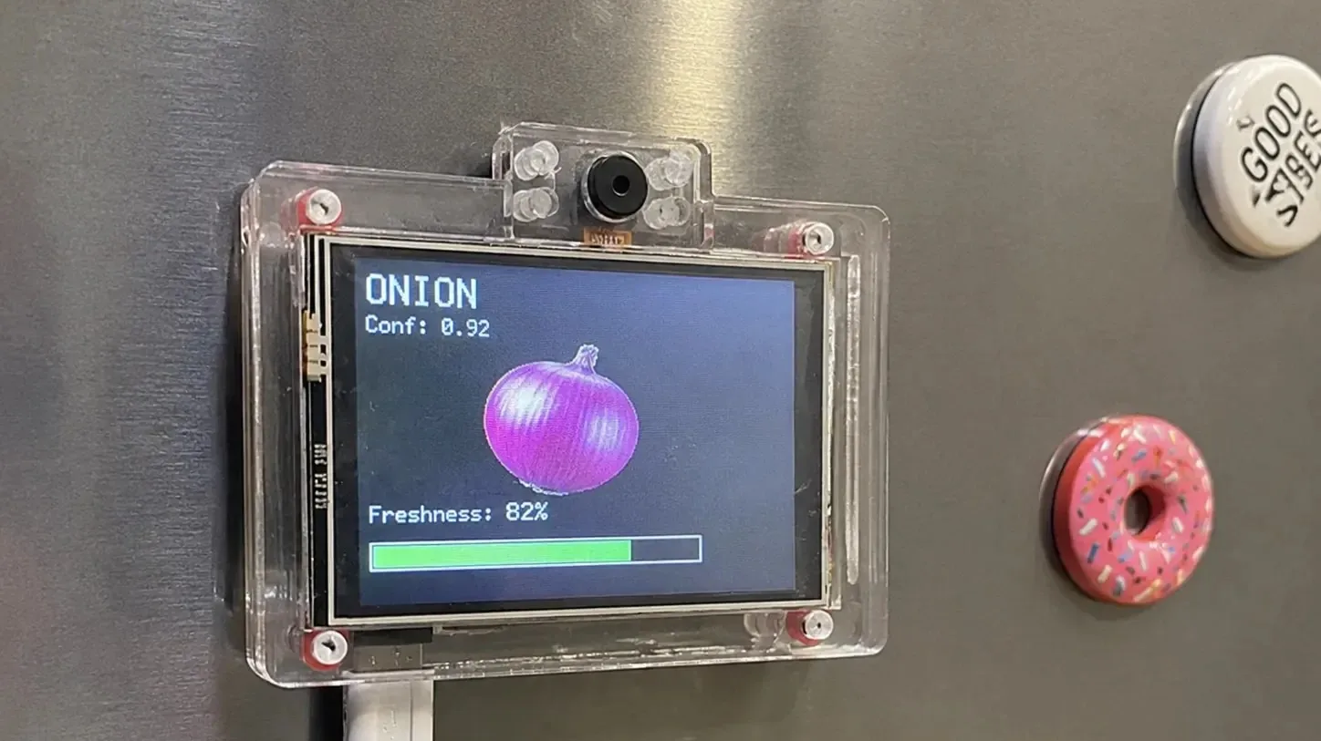 DecayDock: ESP32-CAM y Edge AI vigilan tu refrigerador