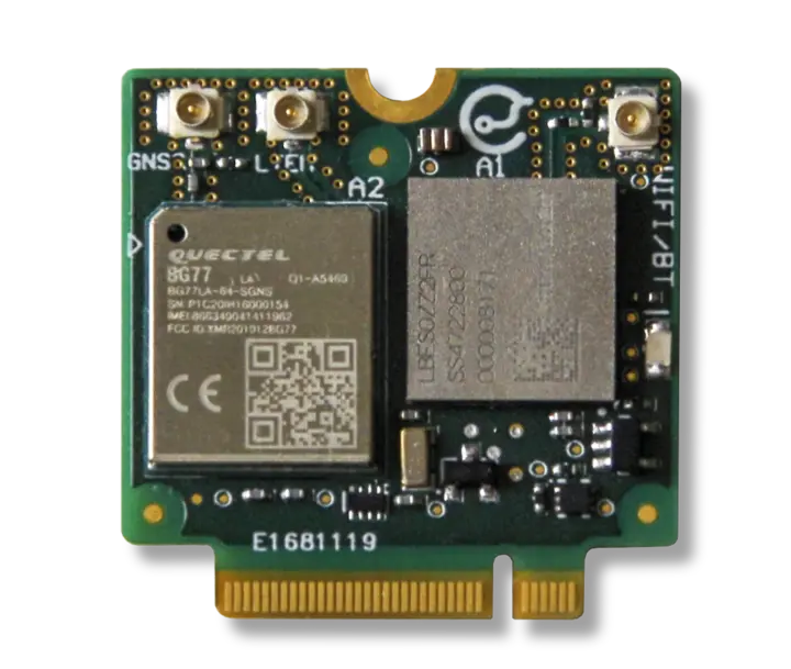 Módulo M.2 2230 con WiFi 6, BLE, 802.15.4, LTE-M, NB-IoT y GPS