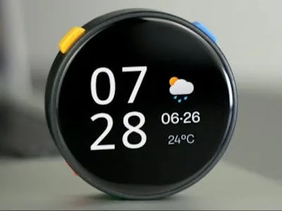 M5Stack StopWatch: dev kit ESP32-S3R8 con AMOLED redondo y batería