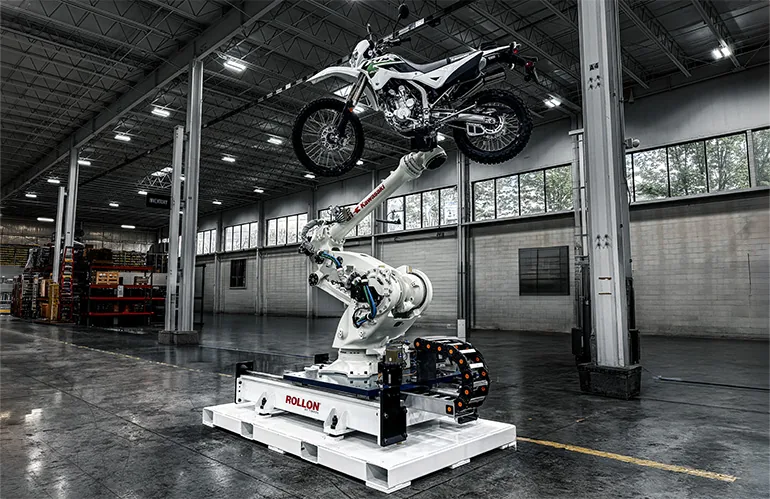 Kawasaki debutará el RL030N de 8 ejes para physical AI en Automate