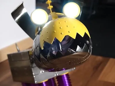 Maker construye a Goddard, el perro robot de Jimmy Neutron, a tamaño rea