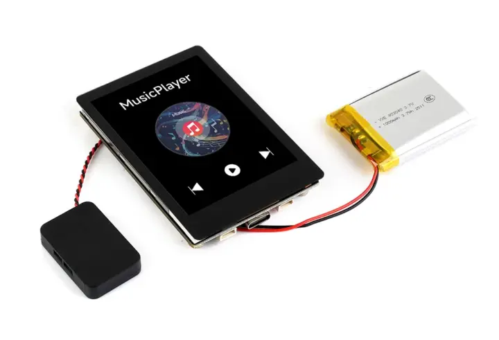 Reproductor de musica en el ESP32-C5 alimentado por bateria