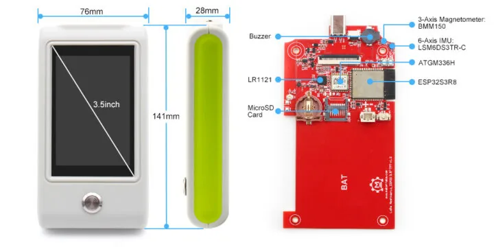Makerfabs Nomad Terminal Hardware Overview
