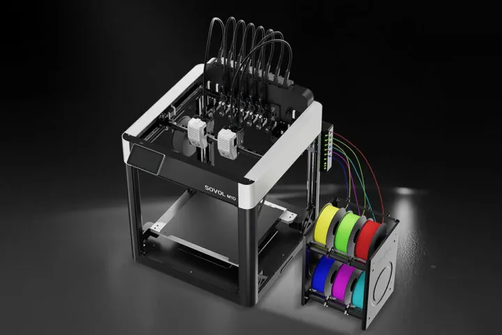Sovol M1D: Nueva impresora 3D de código abierto con 7 cabezales