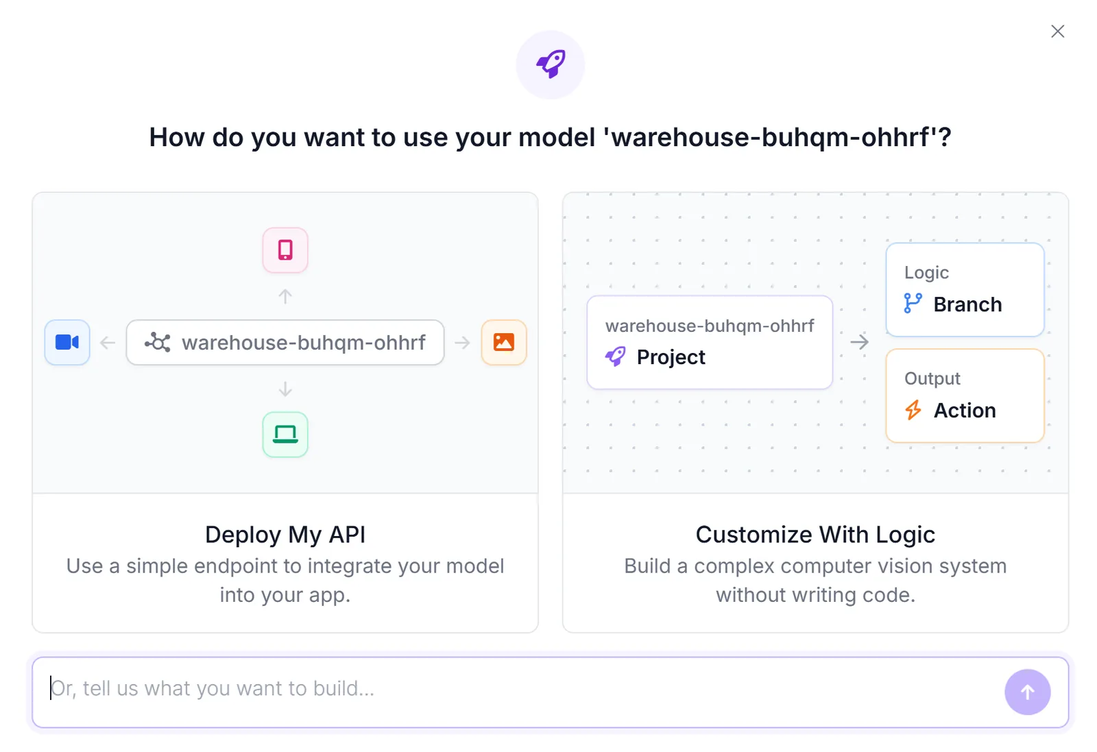 Despliegue del modelo entrenado desde Roboflow