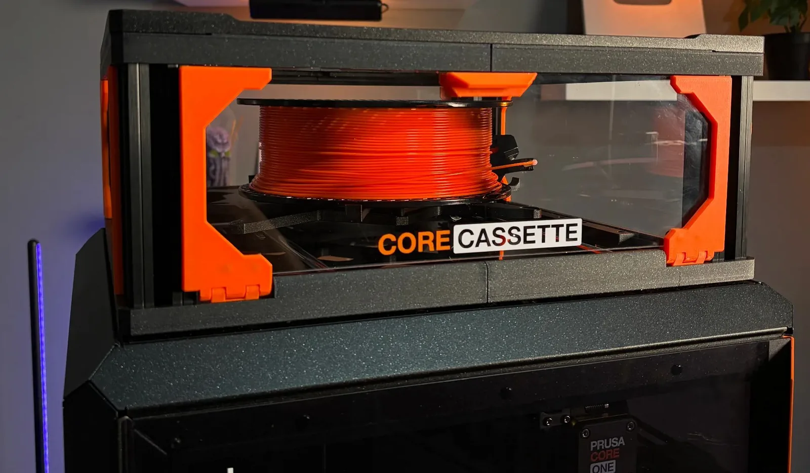 Transforma restos de tu Prusa Mk4S en un soporte de filamento