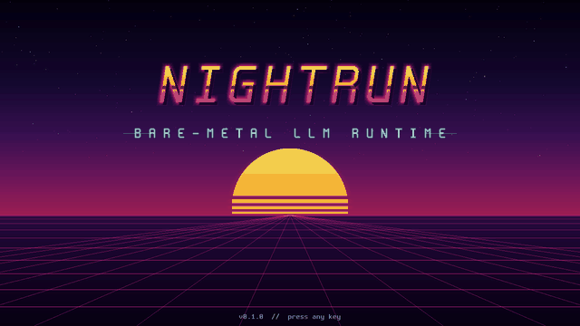 Demostración de NightRun en funcionamiento