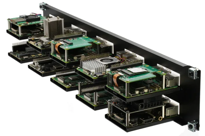 Parte trasera del panel de rack de 19 pulgadas 2U