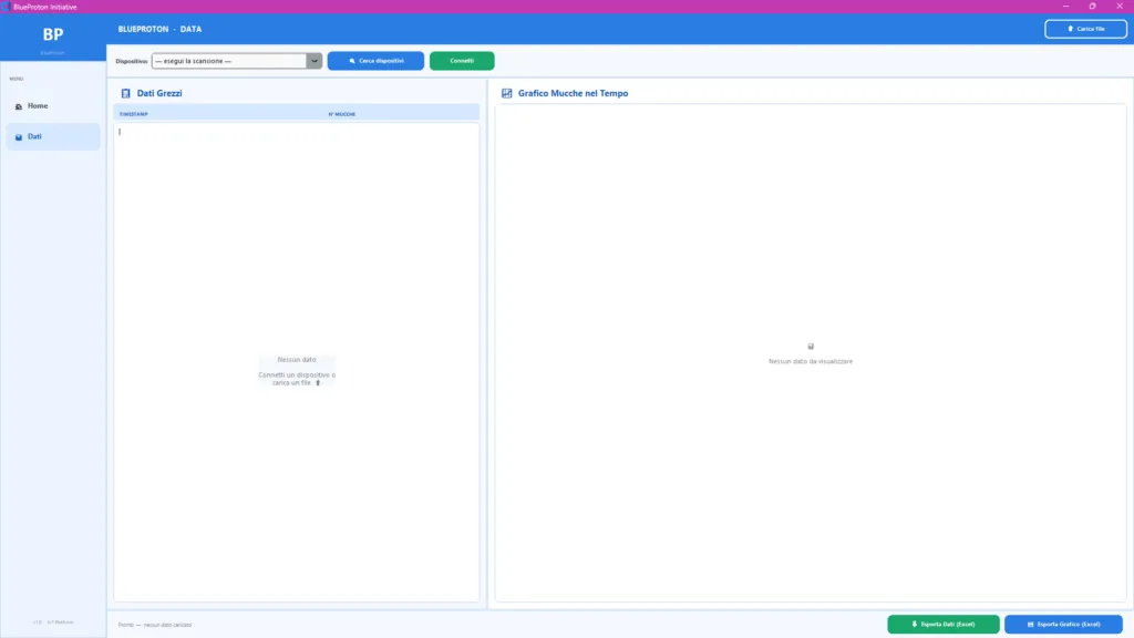 Vista del sistema de monitoreo en funcionamiento