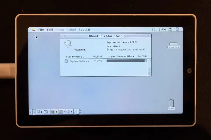Emulador Macintosh corriendo en ESP32-P4