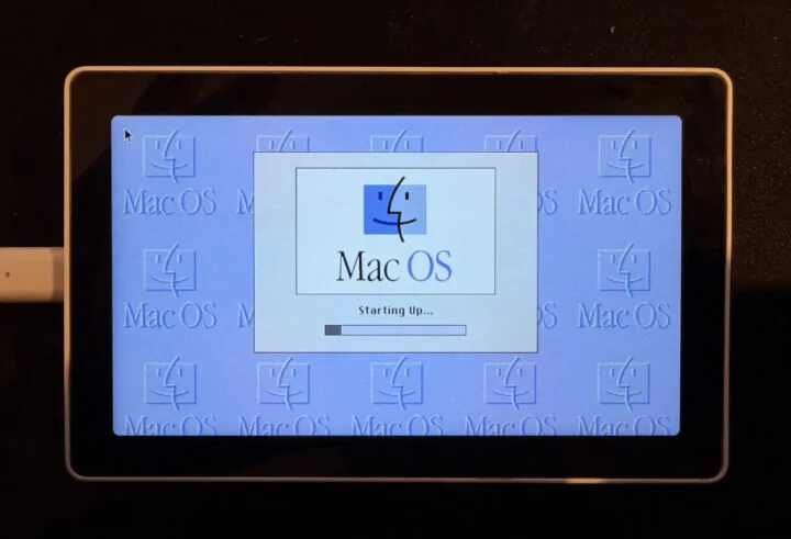 BasiliskII portado a ESP32-P4: Mac OS 8 con touch y WiFi