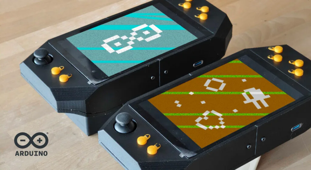 Arduino UNO Q: una consola retro portátil sin soldar