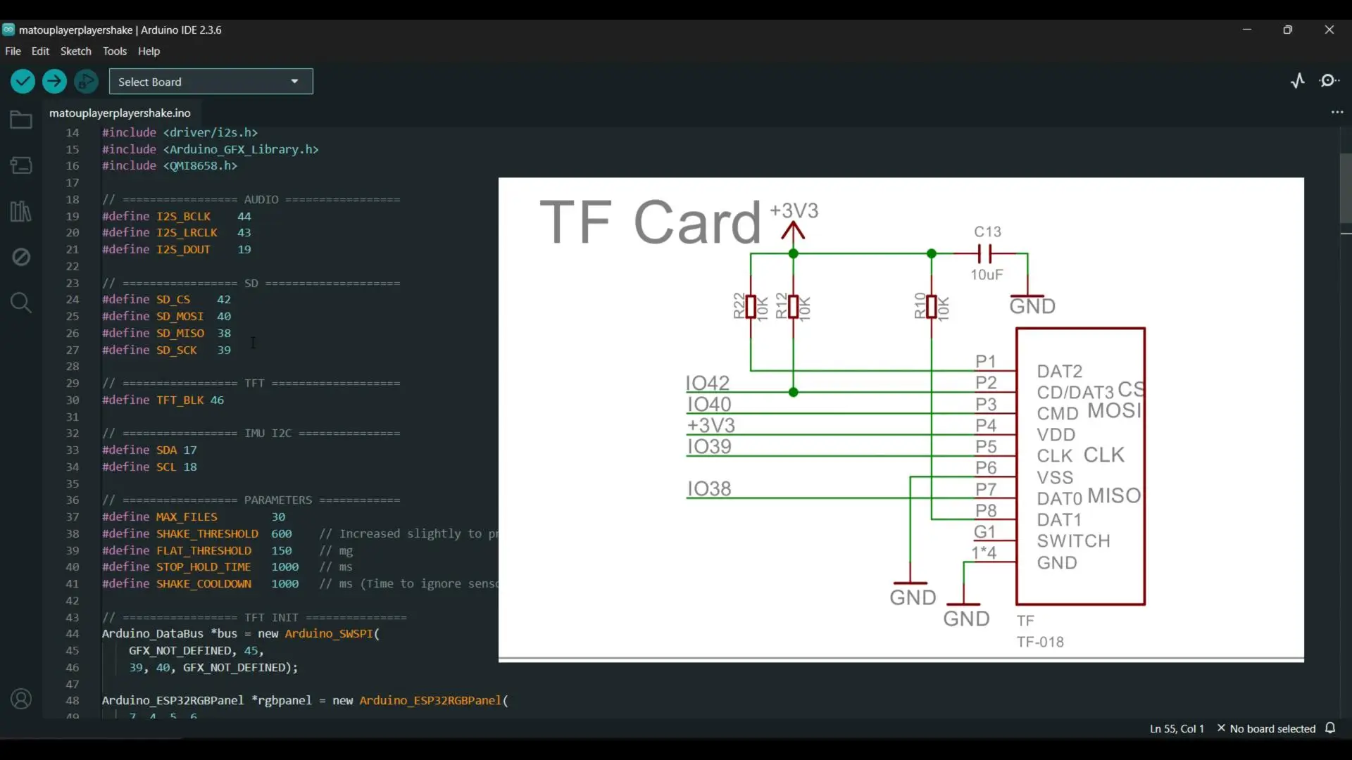 Interfaz de tarjeta SD en el ESP32-S3 para almacenar y reproducir archivos WAV