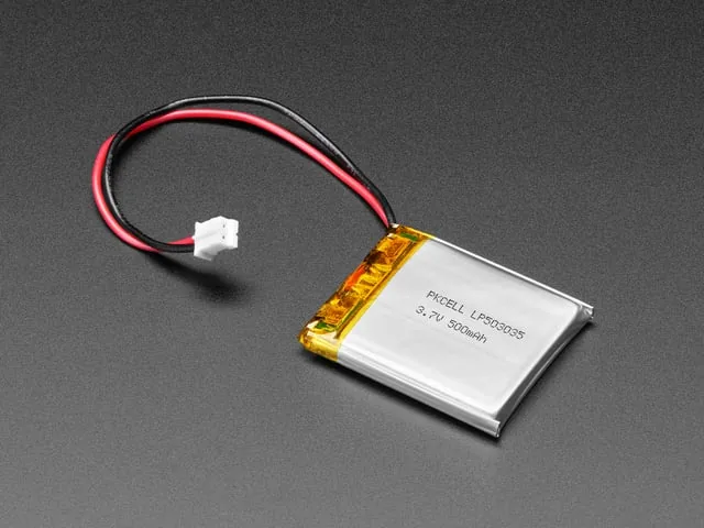 Batería de litio 3.7V con conector JST