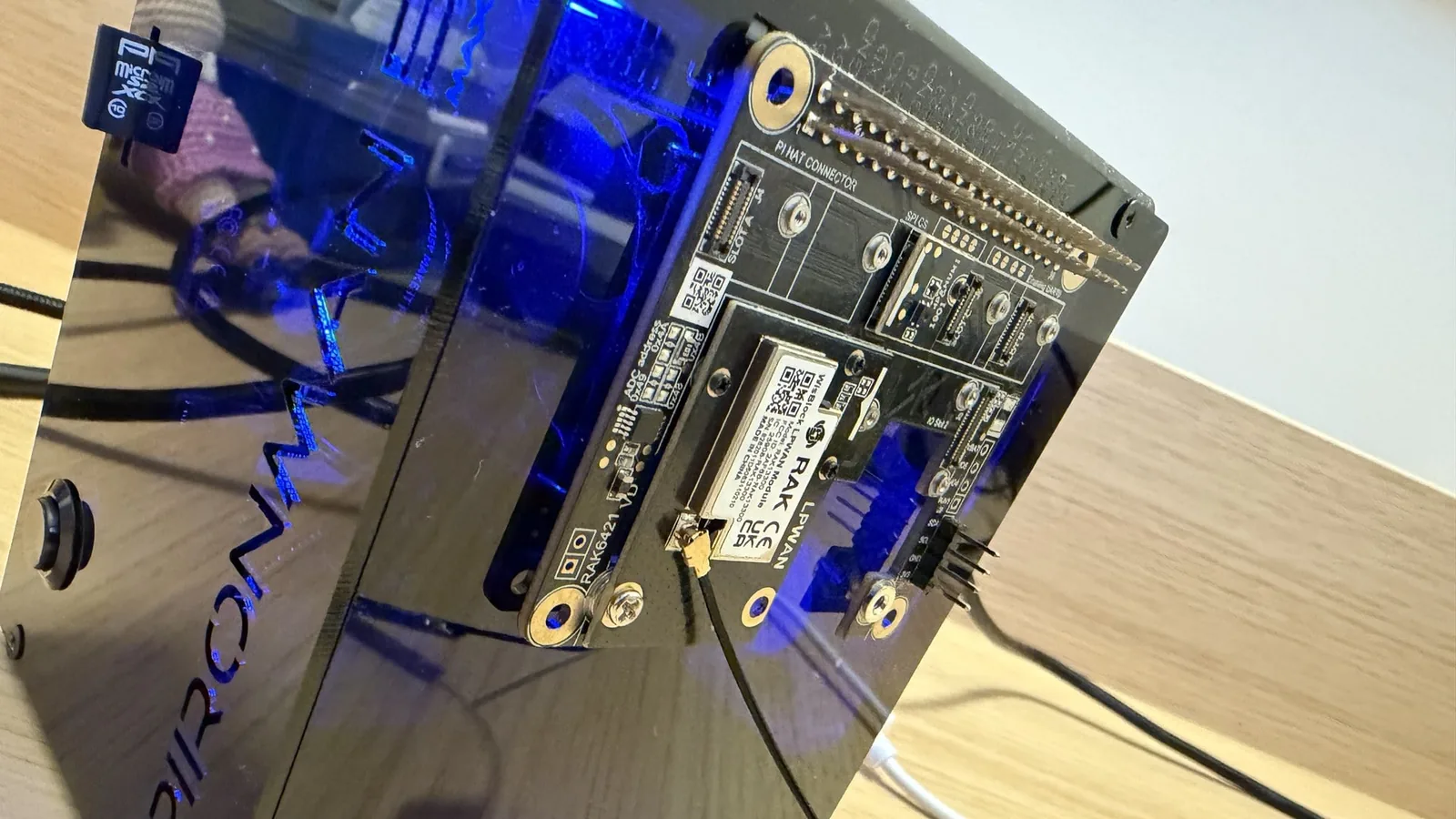 Nodo Meshtastic fijo con Raspberry Pi y el HAT RAK6421: radio LoRa sin internet, configurado para Chile