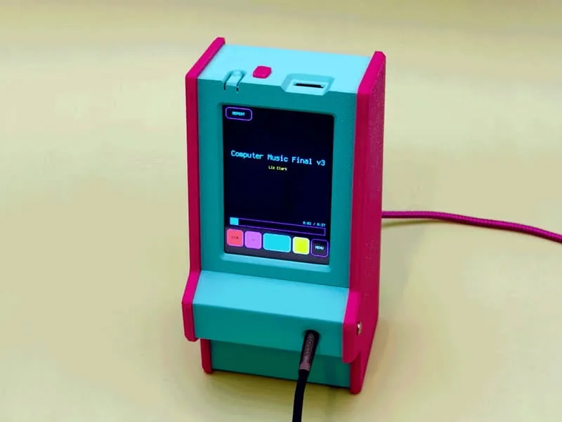 Reproductor de chiptunes retro con CircuitPython y DAC I2S