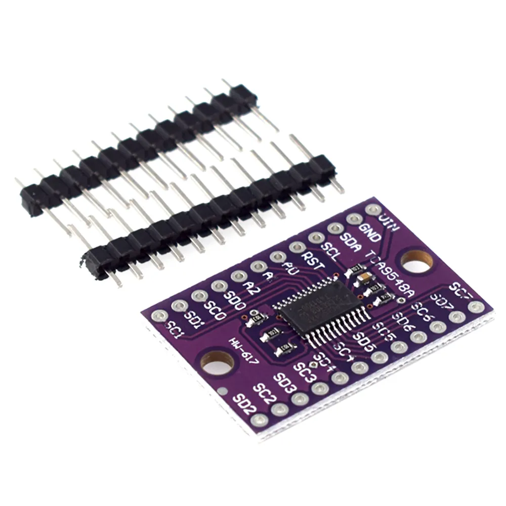 Conecta 8 dispositivos I2C con la misma dirección al mismo Arduino usando el TCA9548A