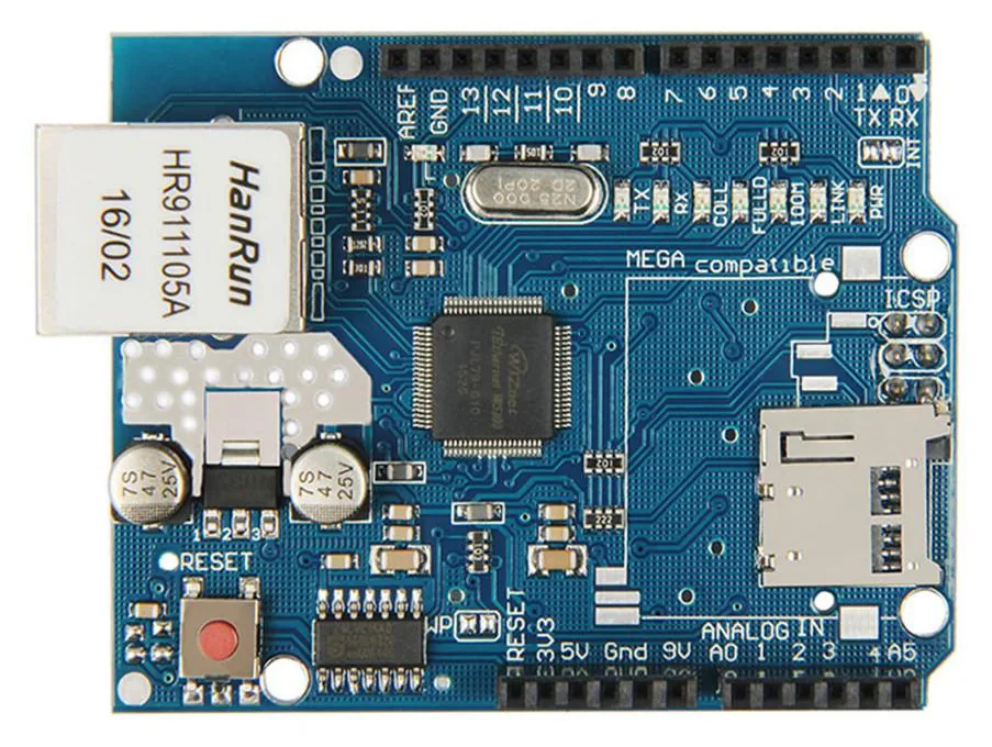 Arduino en la red: arma un servidor web con un Ethernet shield W5100