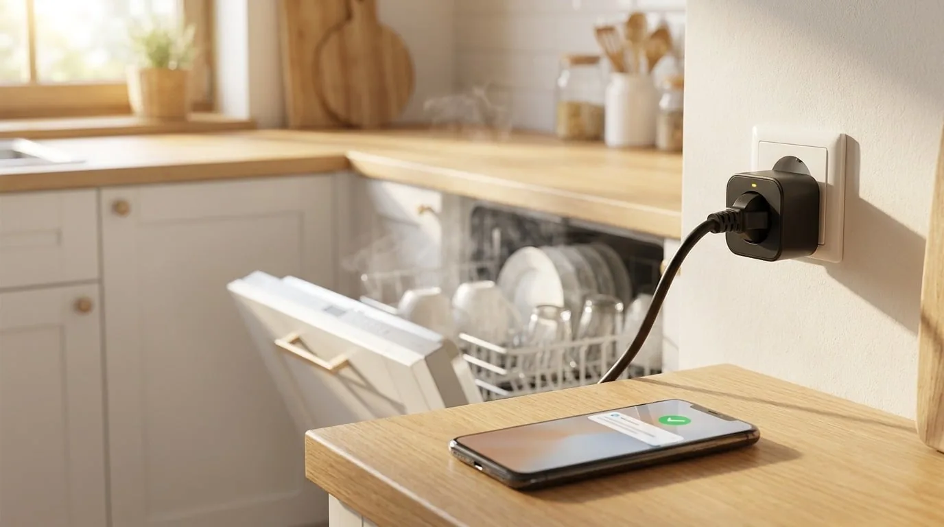 Que la lavadora avise sola: notificacion al celular con Home Assistant
