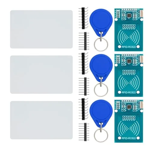 Módulo RFID RC522 lector de tarjetas de 13.56 MHz con tarjeta y llavero